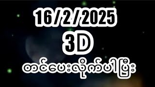 16/2/2025/ 3Dတင်ပေးလိုက်ပါပြီး