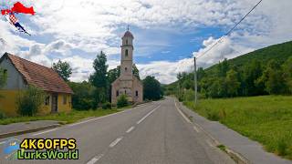 Driving in Croatia - Otočac To Plitvička - 4K60 Road Trip