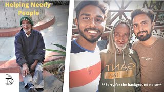 इन जैसे लोगो की मदद करके अच्छा लगा,Helping needy people 🙂🤗