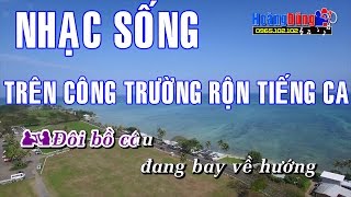 Karaoke Nhạc Sống | TRÊN CÔNG TRƯỜNG RỘN TIẾNG CA | Beat chất lượng cao