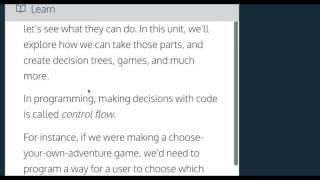 Learn Javascript, Introduction to Control Flow, codecademy, Javascript Tutorial