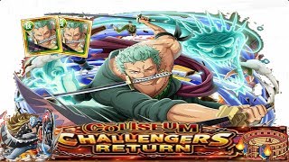 (OPTC) (JPN)Double Legend Zoro Chaos Coliseum Killer 30 Stamina