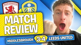 Middlesbrough 3-4 Leeds United | The INSTANT Match Reaction