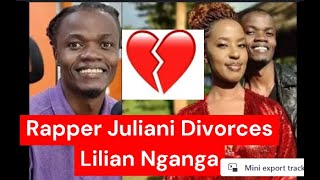 Juliani Divorces Lilian Nganga after She Caught her Cheating Juliani breaks Up with Lilian nganga