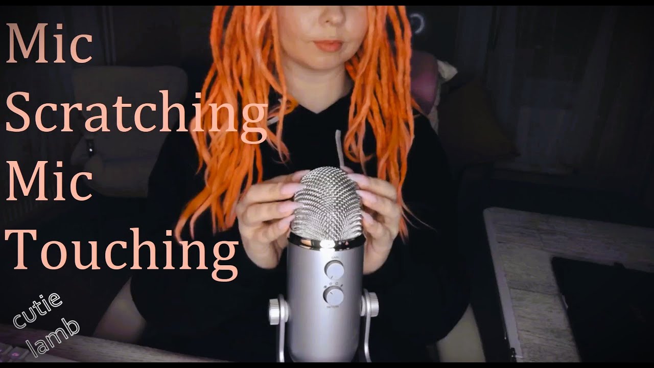 Asmr Mic Scratching Mic Touching With Windscreen For Microphone And