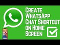How to add WhatsApp chat shortcut on home screen | Android