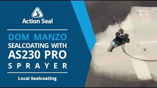 Dom Manzo Sealcoating with the AS230 PRO Sprayer