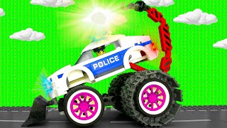 Lego Stories with Police Cars, Trucks & Experimental Cars