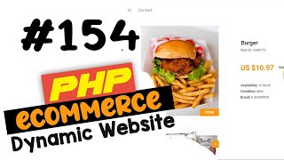 #154 PHP Ecommerce website development | Displaying settings for icons | MVC OOP - Quick programming
