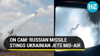Putin's Aerial Blitz Hits Kyiv, Odesa | Watch Russian OSA Missiles Blow Up Ukrainian Jets Mid-air