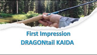 First Impressions of the NEW Dragontail KAIDA ZX 320 tenkara pack rod!