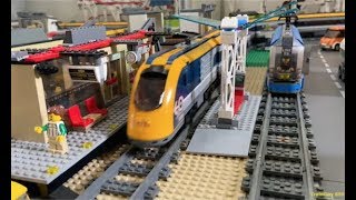 Lego Train Loop,  in and around the house 2020
