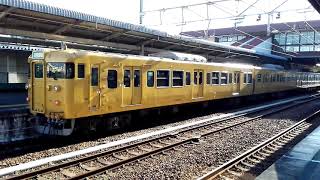 JR山陽本線　普通列車113系糸崎行　ｵｶB-08編成　新倉敷駅到着