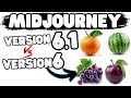 Midjourney v6 VERSUS Midjourney v6.1