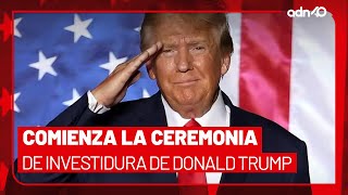 🚨¡Última Hora! Comienza la ceremonia de investidura de Donald Trump como presidente 47 de EE.UU.