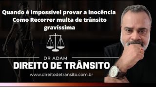 169. Como Recorrer multa de trânsito gravíssima #direitodetransito #multadetransito