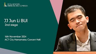 JJ Jun Li BUI / Second Stage, the 12th Hamamatsu International Piano Competition