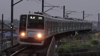 JR相模線 上溝駅にて(At Kamimizo Station on the JR Sagami Line)