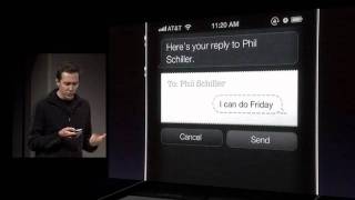 Siri Presentation from October 2011 Keynote