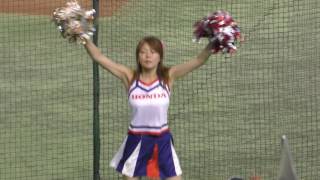 cheer squad dance excitement\u0026funny♪Japanese car manufacturer baseball team cheerleader♥♥♥♥♥♥