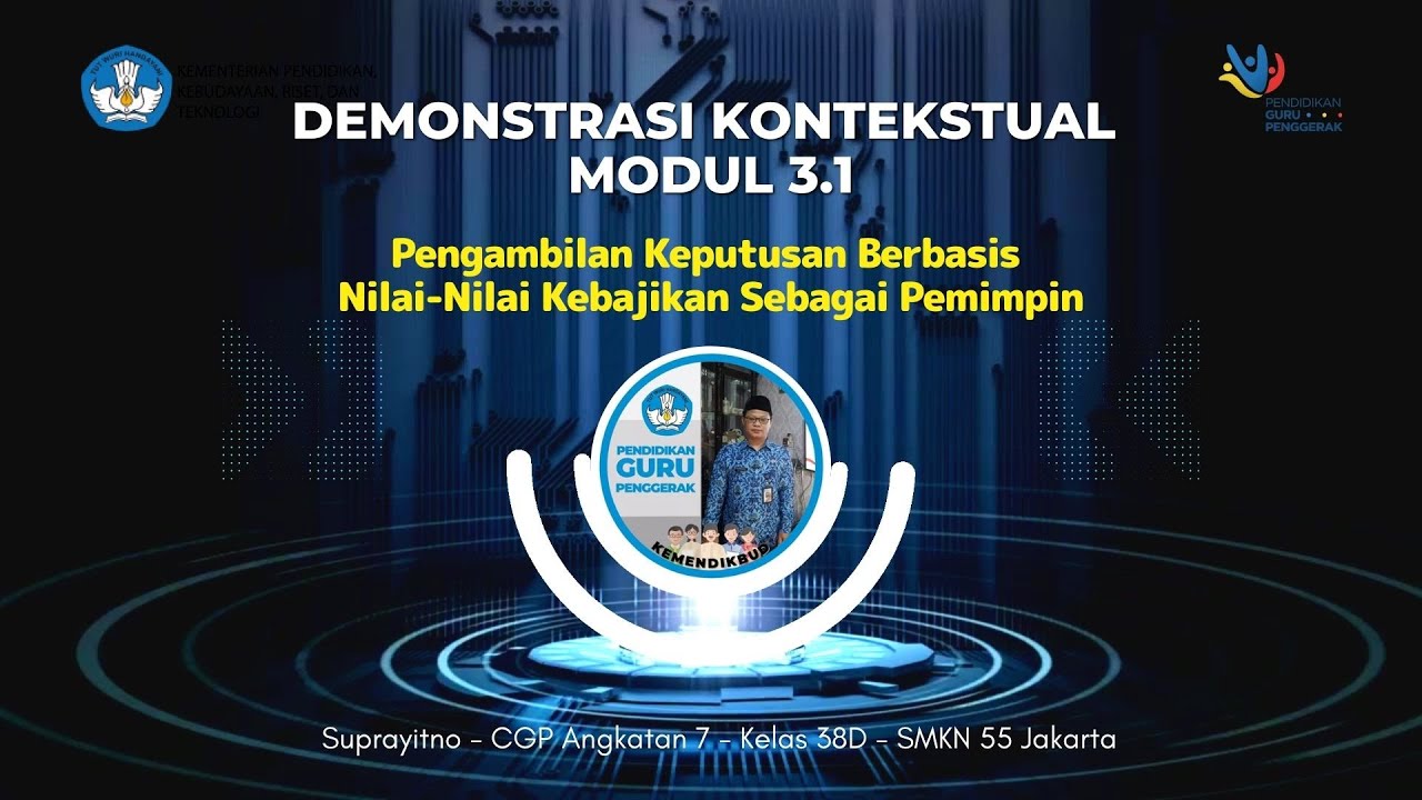 Demonstrasi Kontekstual Modul 3.1 - YouTube