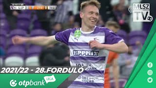 Katona Mátyás gólja az Újpest FC – ZTE FC mérkőzésen