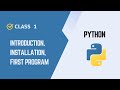 🐍 Python Introduction | Python Installation | First Hello World Program | Beginner Guide