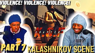 KGF CHAPTER 2 KALASHNIKOV SCENE REACTION!! | KGF 2 - Part 7 | VIOLENCE Dialogue | ROCKY VS ADHEERA