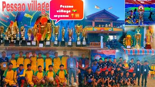 25 December 2024 18 th session Christmas trophy 🏆 2024 Pessao village 🇲🇲 myanm #volleyball #lovesong