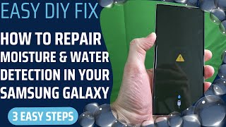 How To Fix Moisture Detected Samsung Galaxy S23 Ultra DIY Easy Fix Simple Steps Detection Water USBC