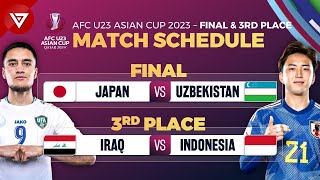 🔴 FINAL Schedule AFC U23 Asian Cup 2024: Japan vs Uzbekistan - Match Fixtures 3rd Place