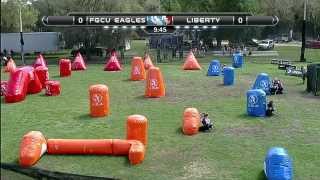 2013 NCPA College Paintball Champs Prelims - Liberty vs. Florida Gulf Coast