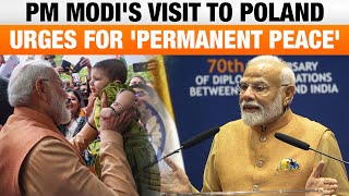 PM Modi's Historic Visit to Poland: Urges for 'Permanent Peace' Before Ukraine Visit | News9