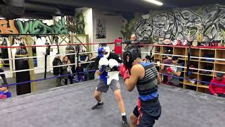 Chase Stanley sparring United boxing