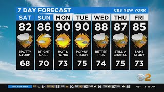 New York Weather: CBS2's 8/8 Saturday Afternoon Forecast