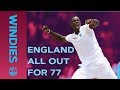 Windies Bowl England Out For Record Low 77 | Windies v England | Windies Finest