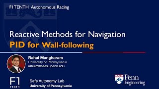 F1TENTH L04 - PID Control for Wall Following