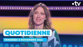 Emission Quotidienne du Vendredi 8 Novembre 2024 - Questions pour un Champion