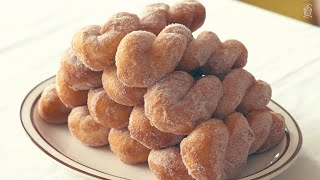 Sub)달콤꿀맛 꽈배기 만들기/노오븐/손반죽Korea Style Twisted Doughnut | 러블리 베이킹(lovely baking)