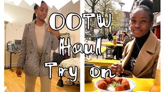 Amsterdam Solo diaries | OOTW, mini Douglas , Mango, Zara \u0026 Stradivarius haul \u0026 try on)