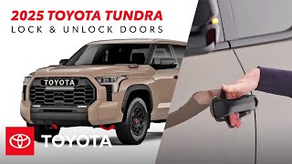How to Use Your 2025 Toyota Tundra's Smart Key | Toyota Drive-Off Essentials