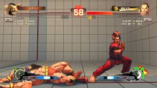 终极街头霸王4战斗：Zangief 对 Dan