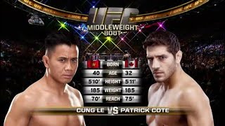 Cung Le vs Patrick Cote