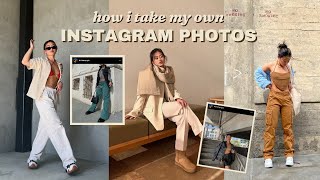 how to take IG pics alone (on iPhone): clean girl aesthetic locations & poses