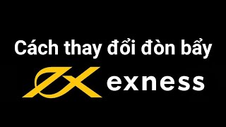 Exness | Hướng dẫn thay đổi đòn bẩy tài khoản MT4 | Sàn Forex Exness