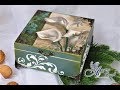 Decoupage Tutorial - Wooden Box with Lilies - DIY