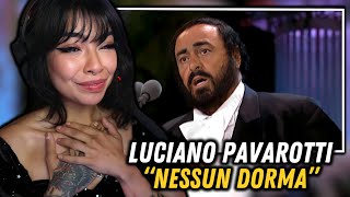 I'M SO EMOTIONAL!!! | First Time Reaction to Luciano Pavarotti  "Nessun Dorma" | SINGER REACTS