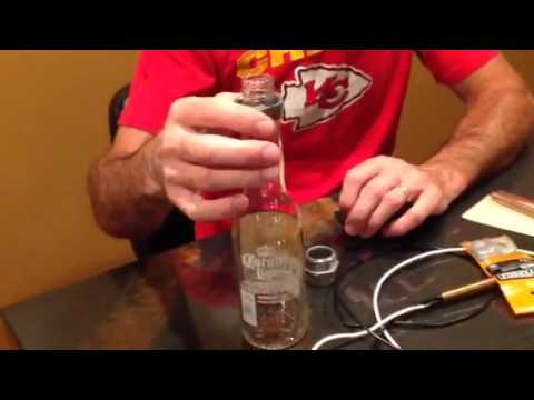DIY how to industrial pipe liquor beer bottle chandelier light DIY how to industrial pipe liquor beer bottle chandelier light