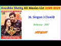 anushka shetty all hits and flops movies list 2005 2023 अनुष्का शेट्टी की सभी फिल्में