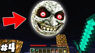 i Found Scary LUNAR MOON 😱 in Minecraft | ( Part-4 ) |